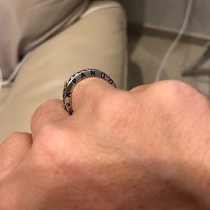 Silver ring size 6 . Beautiful!